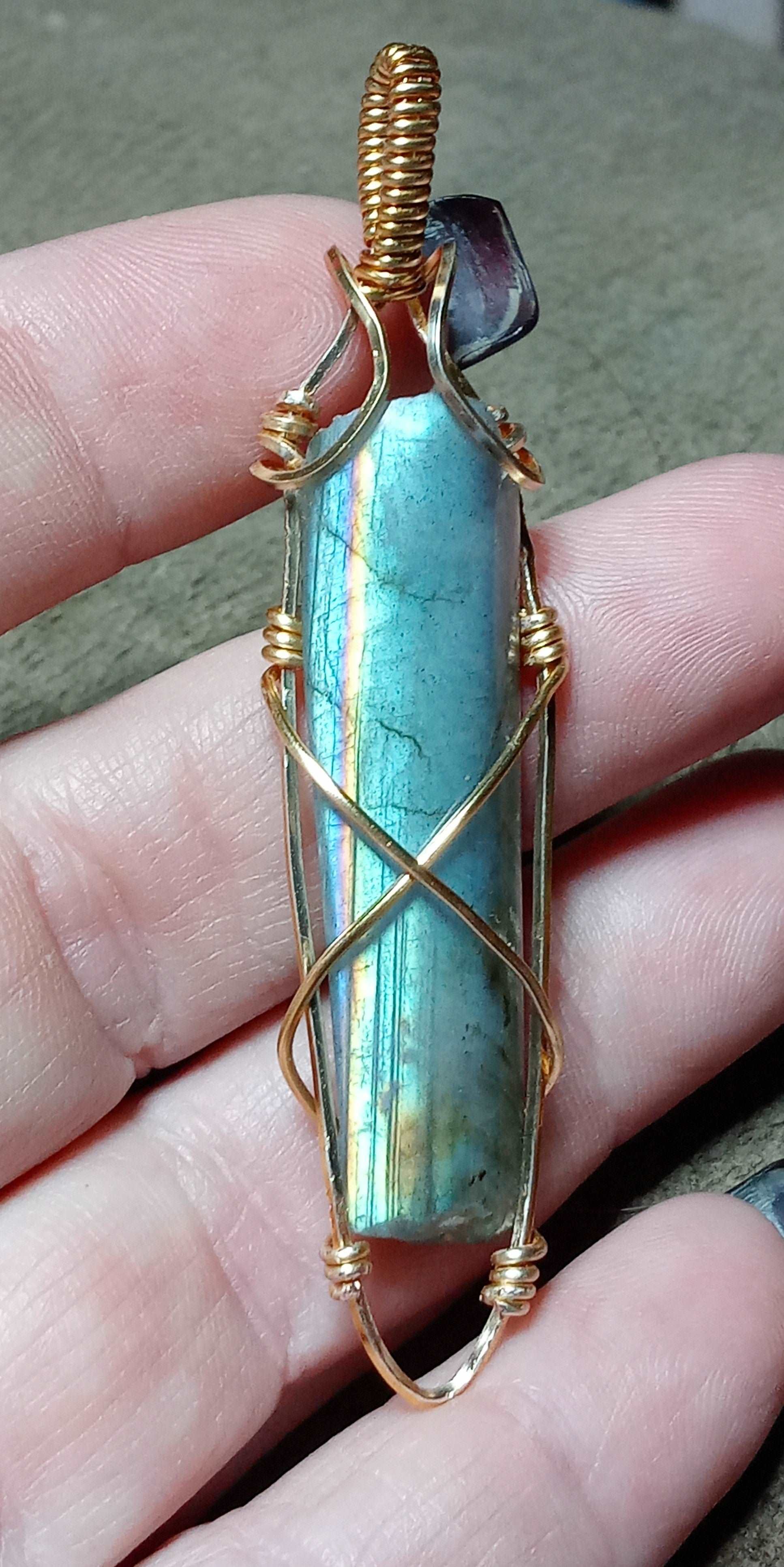 Rainbow Labradorite newest Pendant